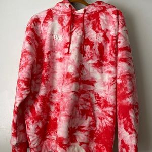 balance athletica maker hood - blood orange